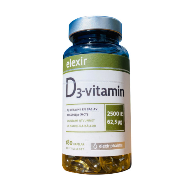 Elexir Vitamin D3 Soft Capsules Cholecalciferol