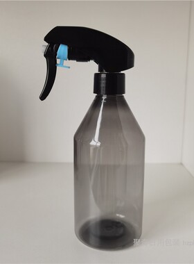 300ml墨绿斜肩喷雾瓶棕色白色透黑园艺花卉喷壶细雾补水化妆品瓶