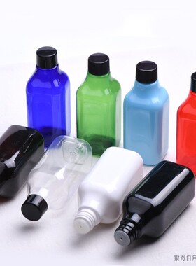 方形塑料PET瓶200ml旋盖普通盖瓶