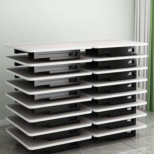 折叠矮桌方圆桌餐桌出租屋宿舍饭桌小地桌简易摆摊桌户外长方桌子 - 图2