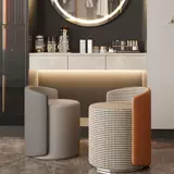 Северный макияж -стул сетевый кресло красного туалетного кресла легкий роскошный туалетный столик стул спальня кресло -макияж гостиная круглый стул красавица доспехи