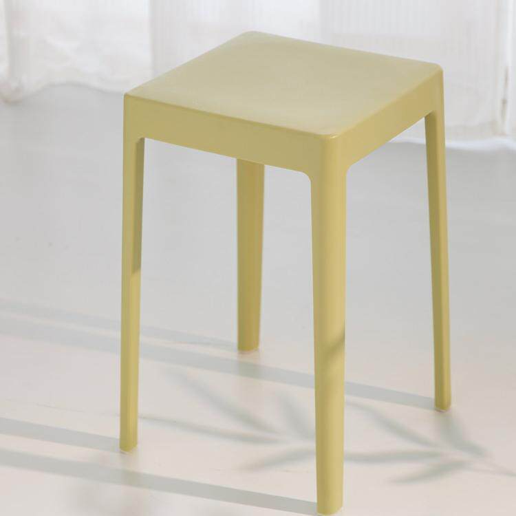 塑料凳子加厚成人家用客厅椅子简约现代餐桌高板凳经济型北欧方凳