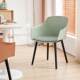 Plastic Nordic Dining Chair Backrest Stool