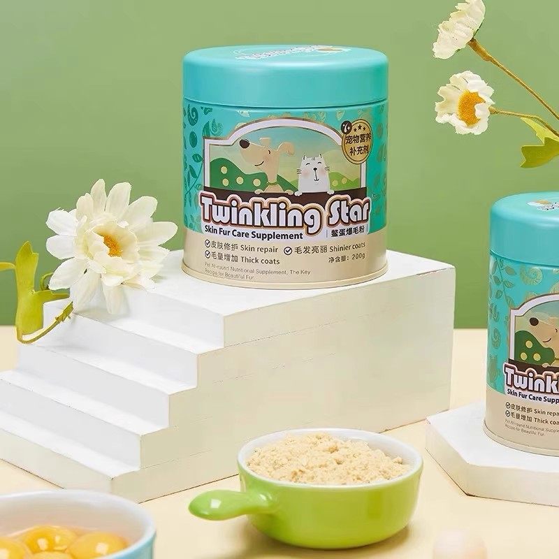 Twinkling Star萃星台湾鳖蛋爆毛粉狗猫增毛美毛护毛鳖蛋粉卵磷脂,淘宝优惠券,粉丝福利购,淘宝优惠卷