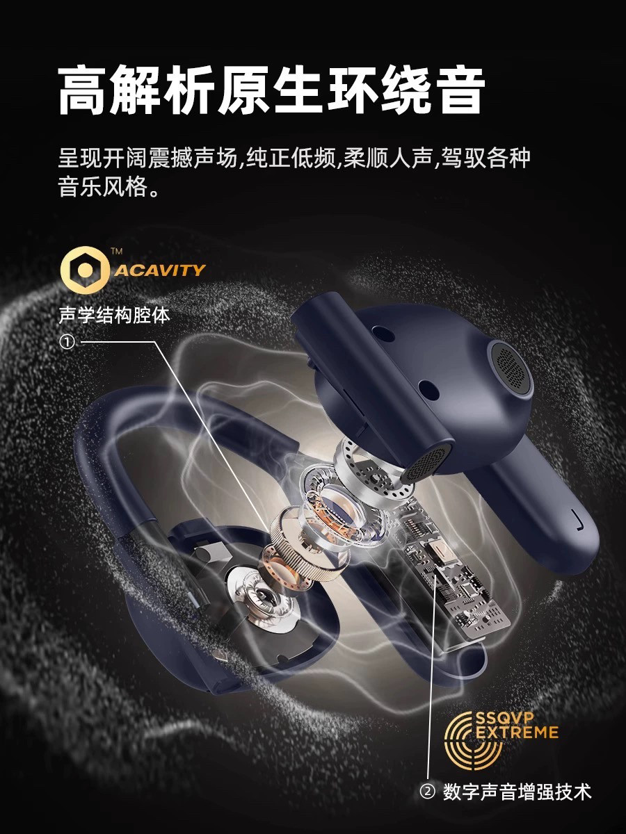 Remax 骨传导挂耳式蓝牙耳机2024新款运动耳机不入耳无线蓝牙耳机,淘宝优惠券,粉丝福利购,淘宝优惠卷