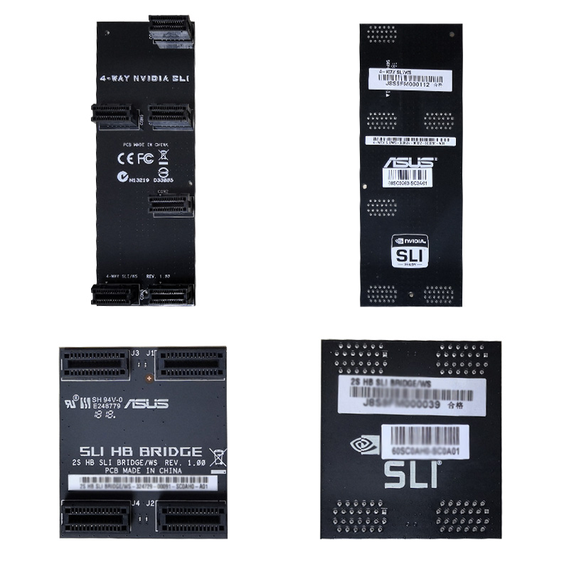全新原装 SLI桥接卡双路SLI硬卡四路桥接器-图2