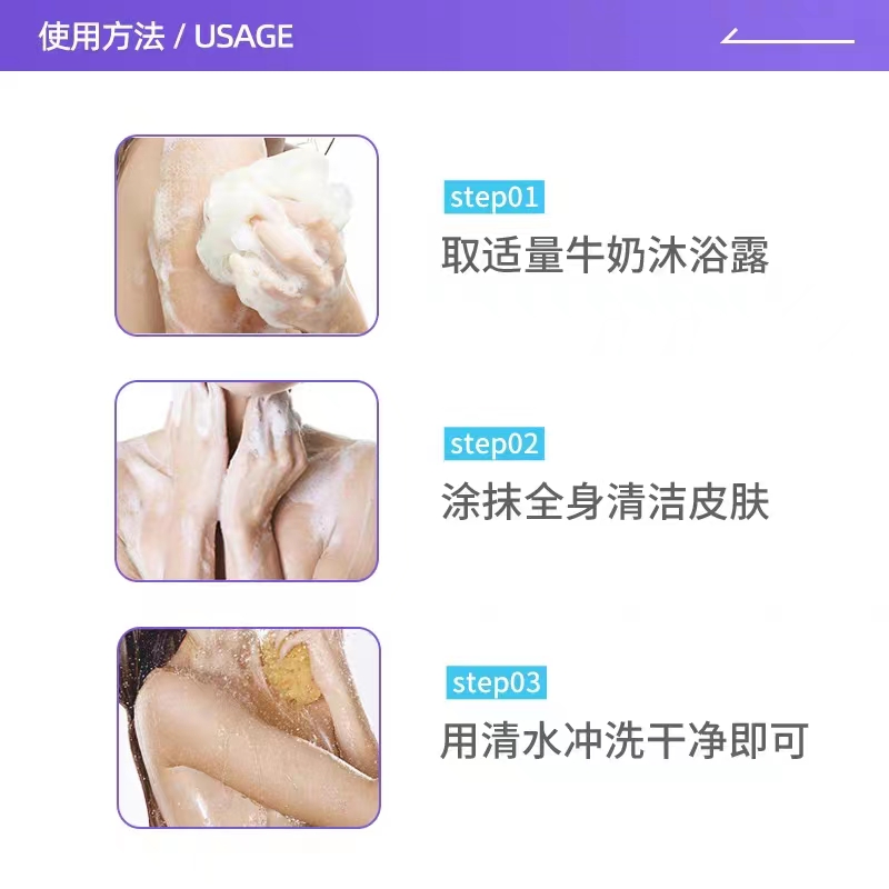 泰国牛奶沐浴露男女清爽型学生乳液香体持久奶香味身体乳全身美白