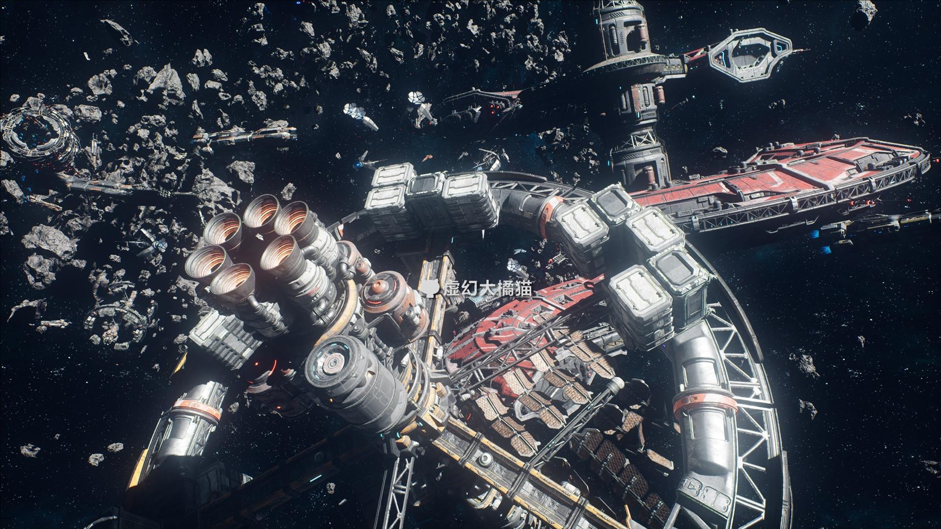 Space Frontier Stations & Ships 太空间站堡垒飞船科幻  UE4UE5 - 图2