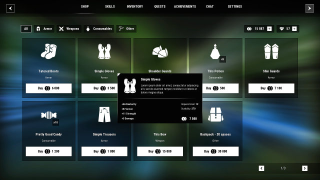Unreal 5UE4 Fullscreen Flat GUI Kit flat technology advanced user interface game menu