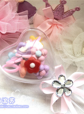 儿童花朵可爱卡通玩具盒装戒指环