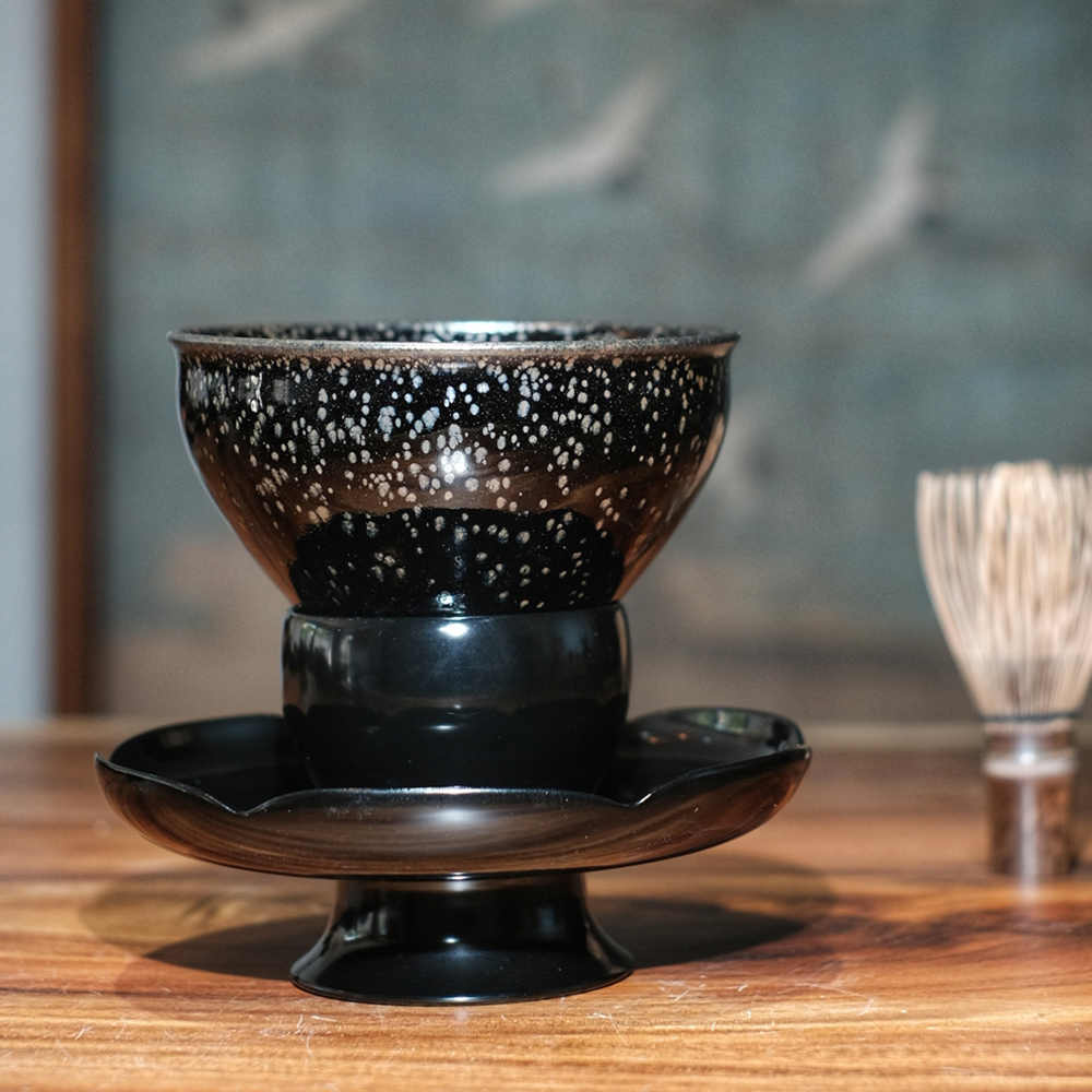 抹茶碗 銀彩 茶箱 茶道具 藤平寧