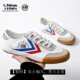 ເກີບຜ້າໃບ Feiyue ເກີບສີຂາວຂອງຜູ້ຊາຍໃນພາກຮຽນ spring ແລະ summer Dafu Feiyue ເກີບການຝຶກອົບຮົມສົມບັດສິນຂອງແມ່ຍິງສະບັບພາສາເກົາຫຼີ retro shell toe ເກີບບາດເຈັບແລະ