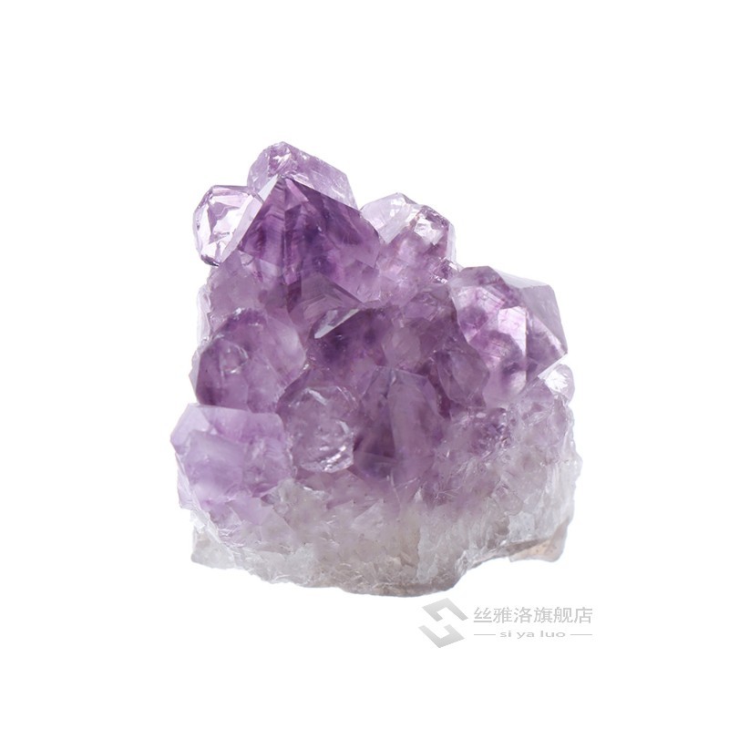 1PC Natural Amethyst Cluster Quartz Crystal Mineral Speci He - 图1