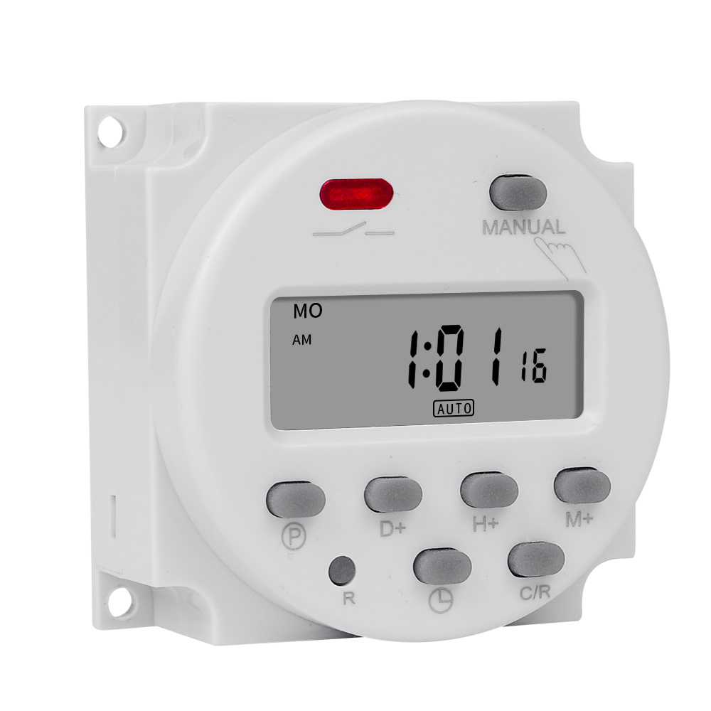 CN101A 5V 12V 24V 110V 220V Digital Timer Switch 7 Days Week - 图3