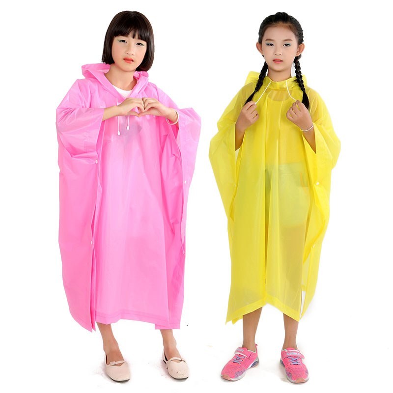 1pcs Cartoon Animal Style Waterproof Kids Raincoat For chil - 图1