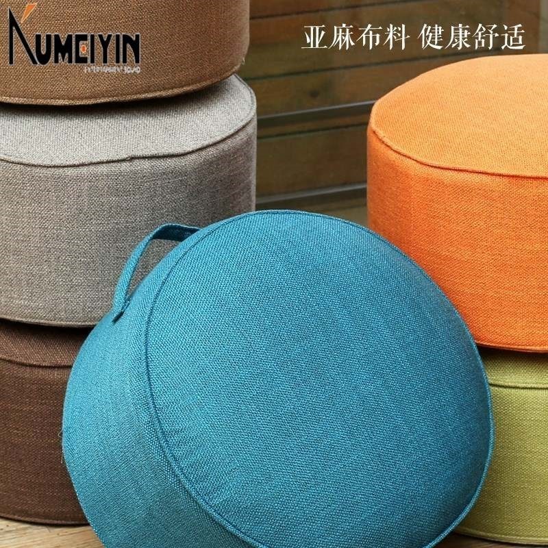 Can wash linen cushion tatami heighten thick futon floor sit - 图2