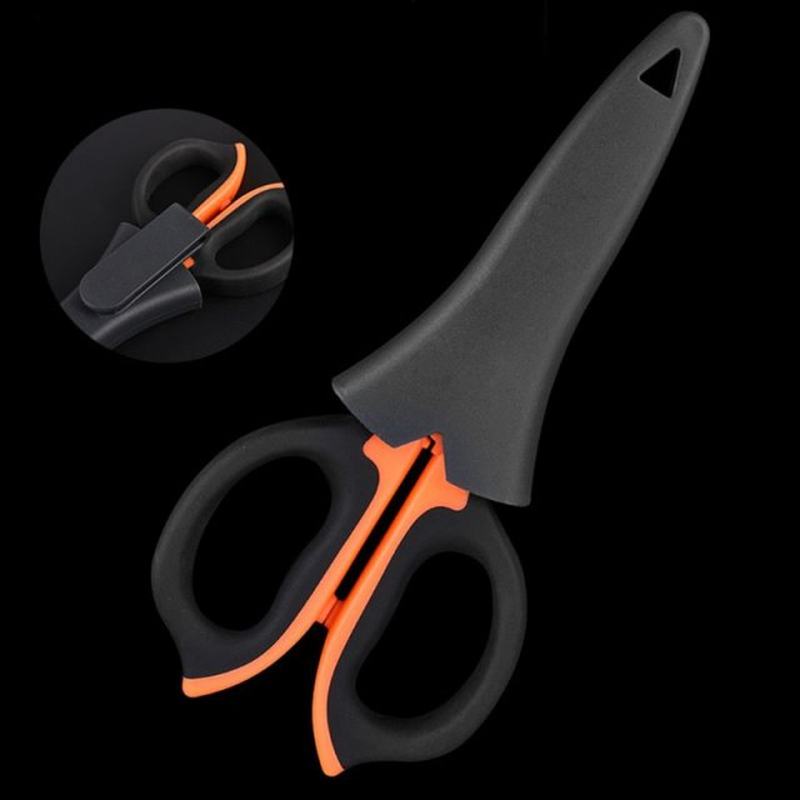 2/1 High Carbon Steel Scissors Household Shears Tools Electr-图0