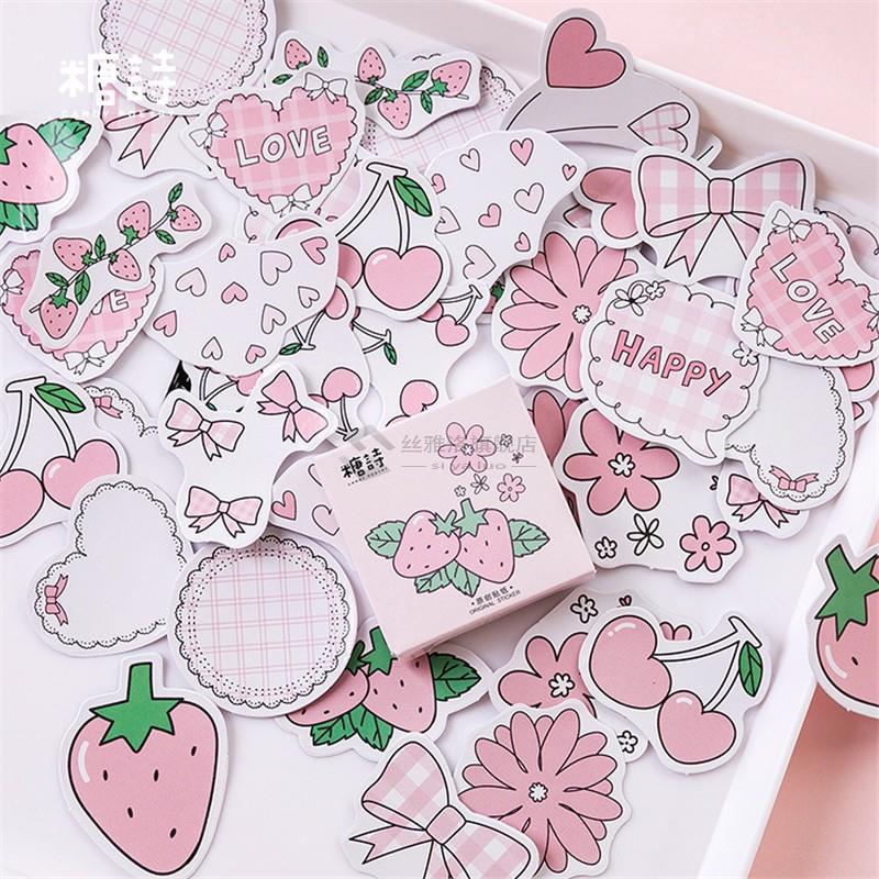 1pcs kawaii memo pad stationery cute sakura pattern planner - 图2