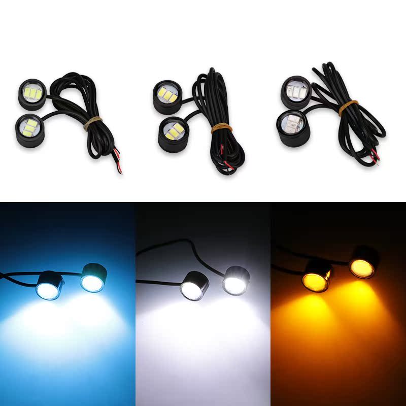 1 Pair Motorcycle Led Strobe Light Flash Warning Brake Light - 图2