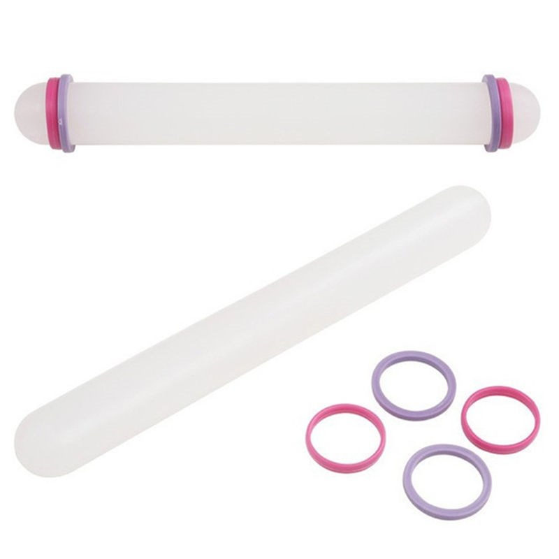 23cm plastic fondant rolling pin Fondant Cake Dough Roller D-图0