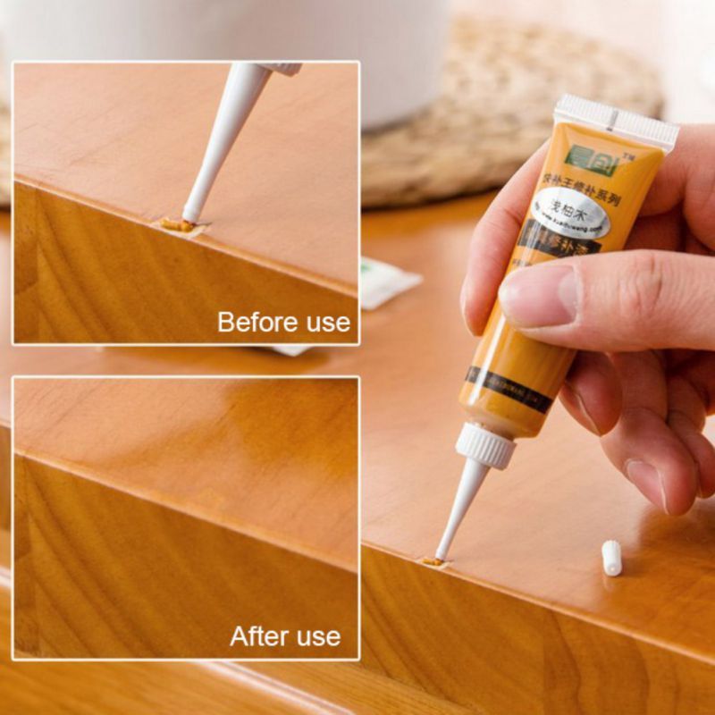 Wood  Repair Patch Cream Paint Touch p Kit Marker Wax Scratc - 图1