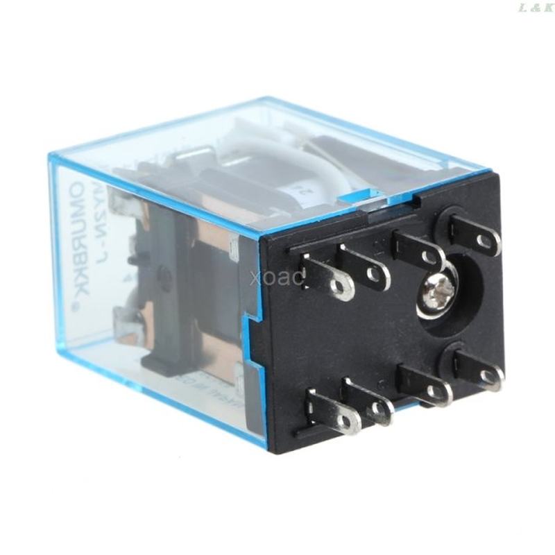 8 Pin MY2NJ Relay 24 V DC Small Relay 5A DPDT Coil With Base - 图1