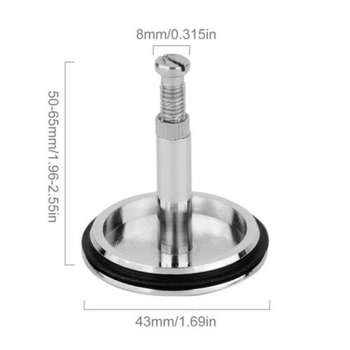 43mm Bathtub Stopper Bathroom Basin Drain Strainer Brass Bat - 图3