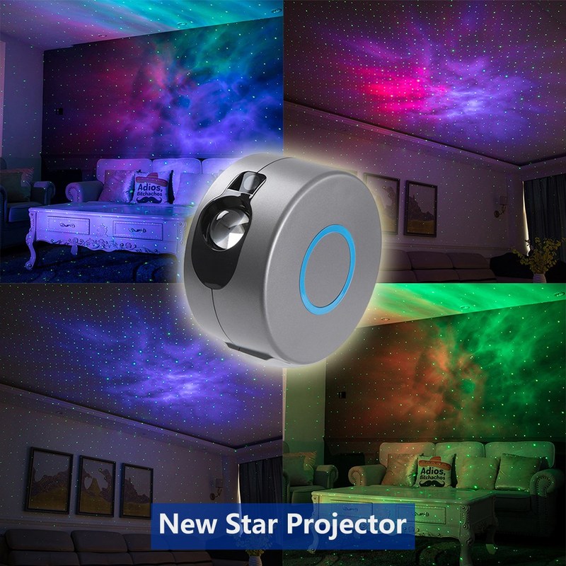 5W LED Starry Star Sky Projector E  Colorful Night Light wit - 图1