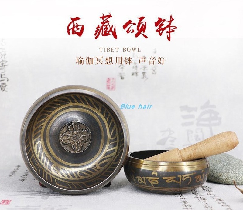 Yoga TiBeTan Singing Bowl HiMalaYa MediTaTion Sound MeTal - 图0