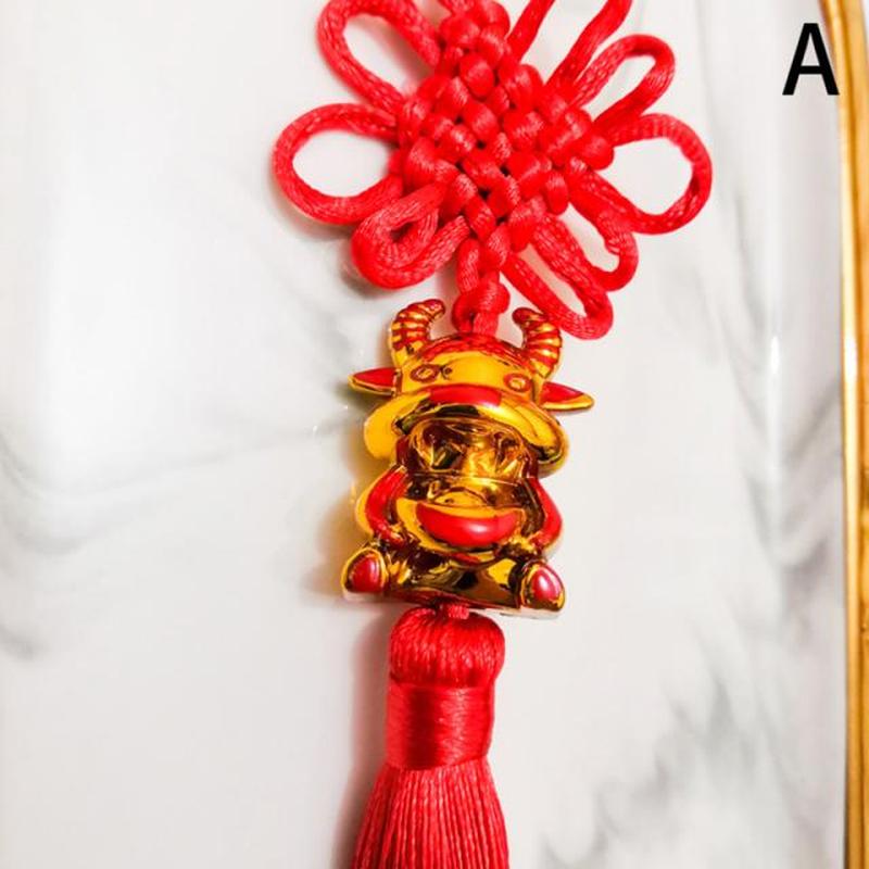 1Pc Lucky 2021 Year of Ox Chinese Commemorative Souvenir Gif - 图1