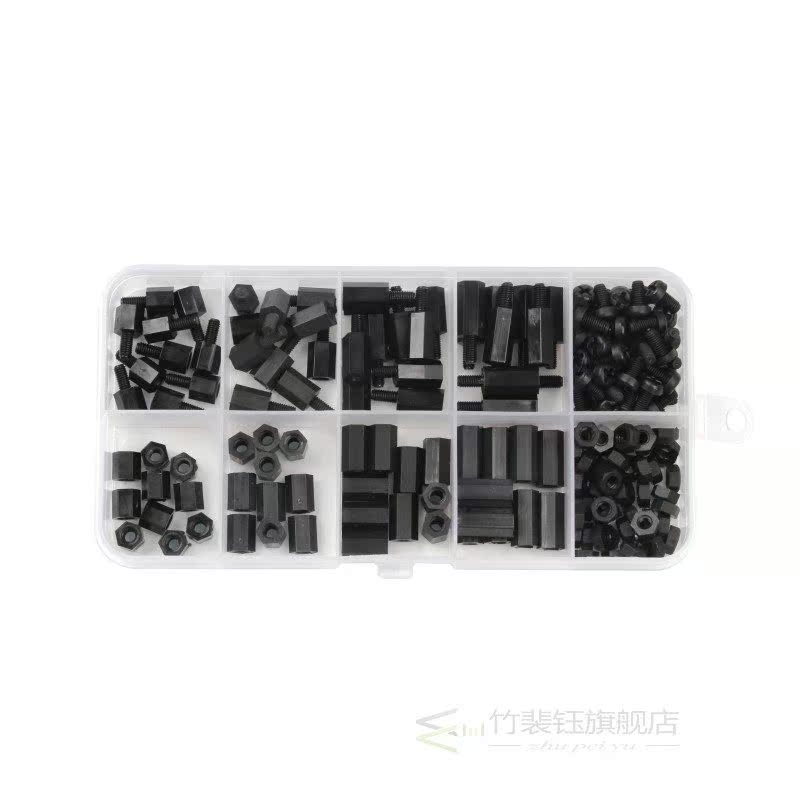 180Pcs/lot M3 Female Male Hex Nylon Standoff Spacer Column - 图3