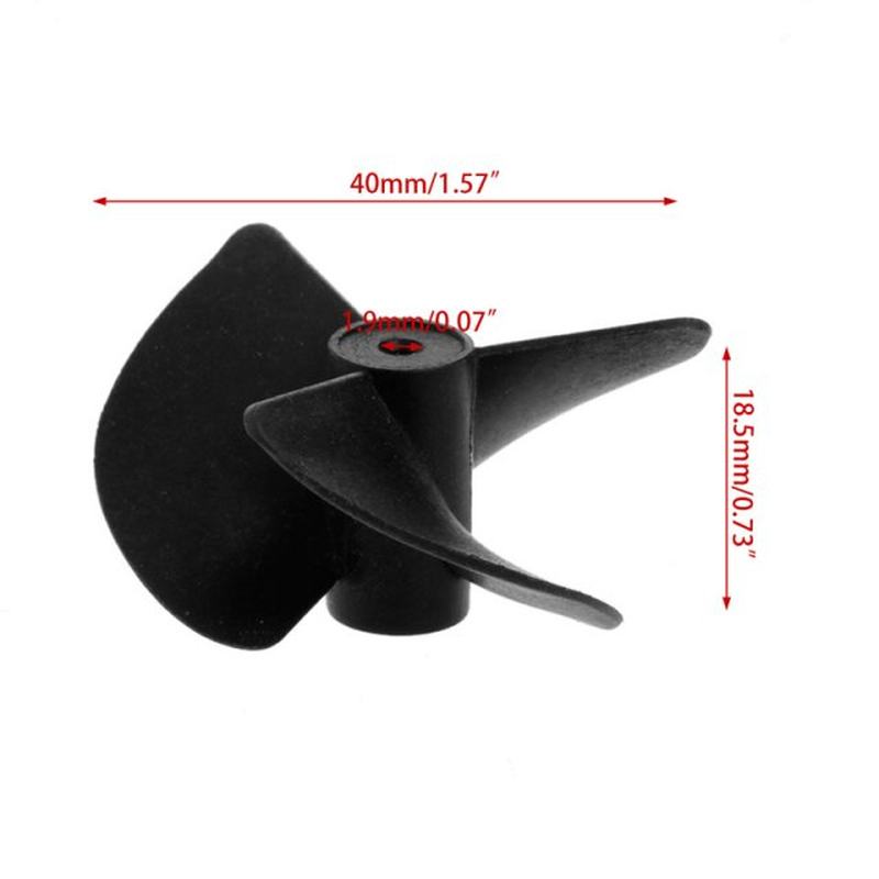 Plastic 3Vane Propeller Paddle 40mm Diameter DIY RC Model T - 图1