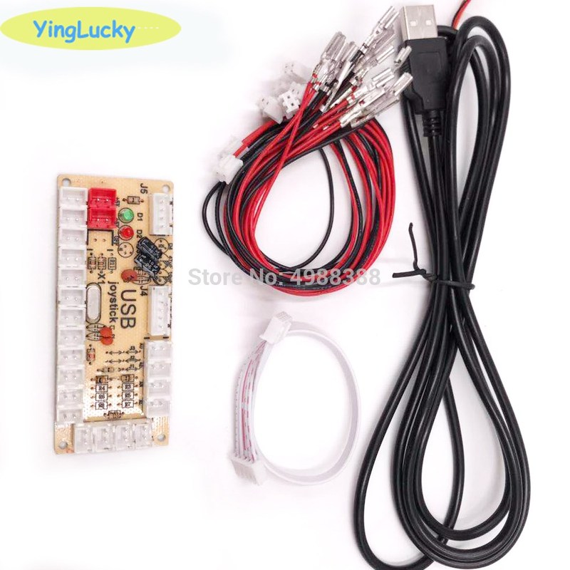 2X Zero Delay Arcade USB ENCODER PC TO JOYSTICK FOR 5PIN SA - 图0