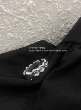 轻奢高级感开口戒指女纯银ins风