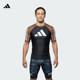 Adidas Brazilian Jiu-Jitsu anti-wear short-sleeved quick-drying clothing