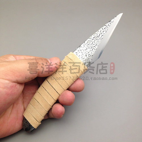 金田复合钢木工小刀 SK5贴钢嫁接横手小刀木工软木削刀雕刻用小刀 - 图1