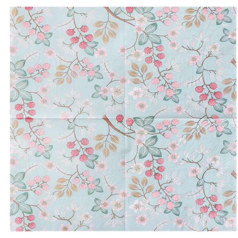 新款花草彩色印花餐巾纸 纸巾 面巾纸 婚庆摆台纯木浆纸20张,淘宝优惠券,粉丝福利购,淘宝优惠卷