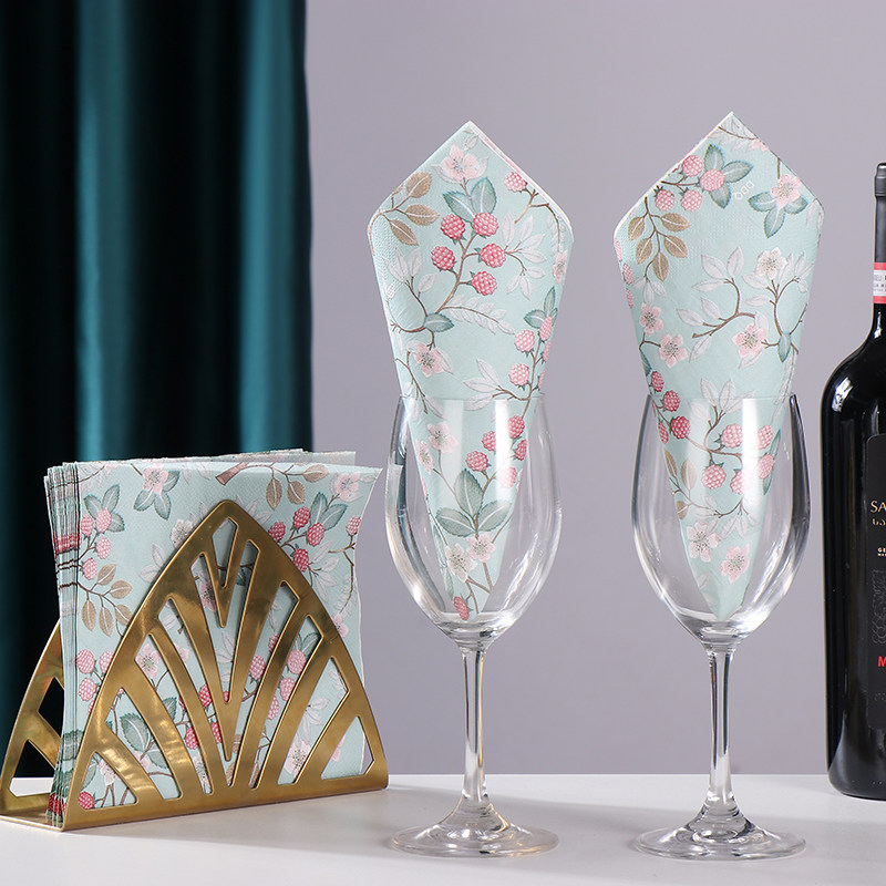 新款花草彩色印花餐巾纸 纸巾 面巾纸 婚庆摆台纯木浆纸20张,淘宝优惠券,粉丝福利购,淘宝优惠卷