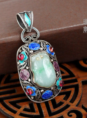 【天醉】时光珐琅花丝女古董珠宝