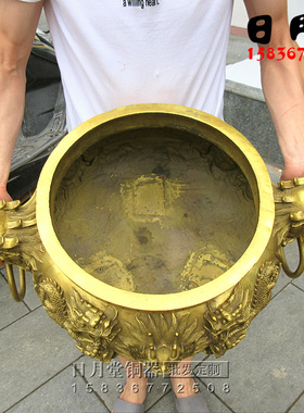 黄铜招财进宝精工香炉