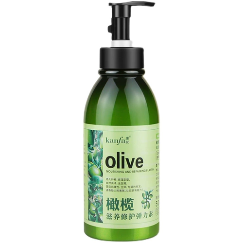 Оливковая эластин волосяной волосы Специальной бутылочной бутылочной сгиба