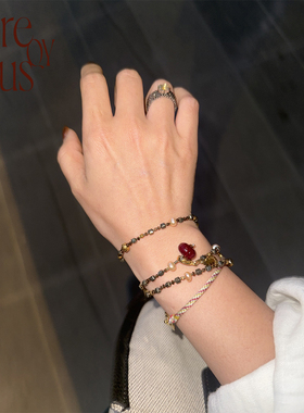 VITREQYOUS 金属感黄铁矿精致复古美学多种佩戴原创小众设计饰品