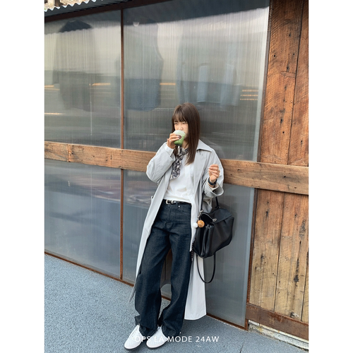 OPS LA MODE  对标品牌高级感红边赤耳丹宁原色牛仔裤 - 图1