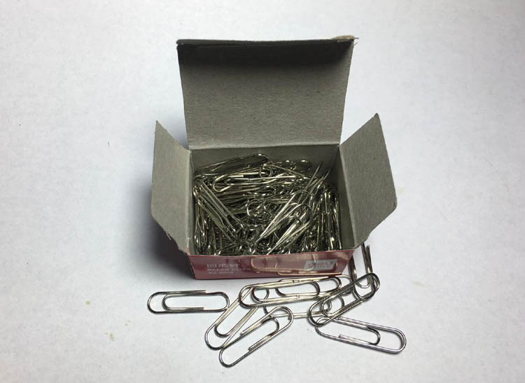 得力回形针曲别针约100枚 0018型金属环形针盒装办公用品文具新品 - 图2