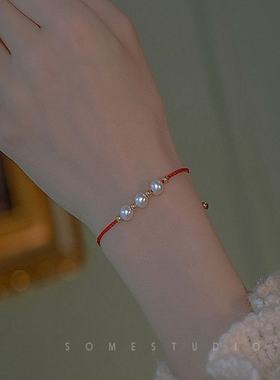 贝珠ins女士幸运学生不褪色手绳