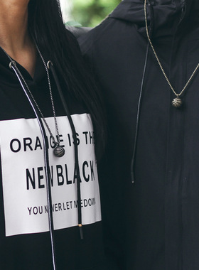 钛钢男士项链装饰品日韩风吊坠