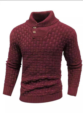 Men's casual sweater knitted pullover fashionable sweater