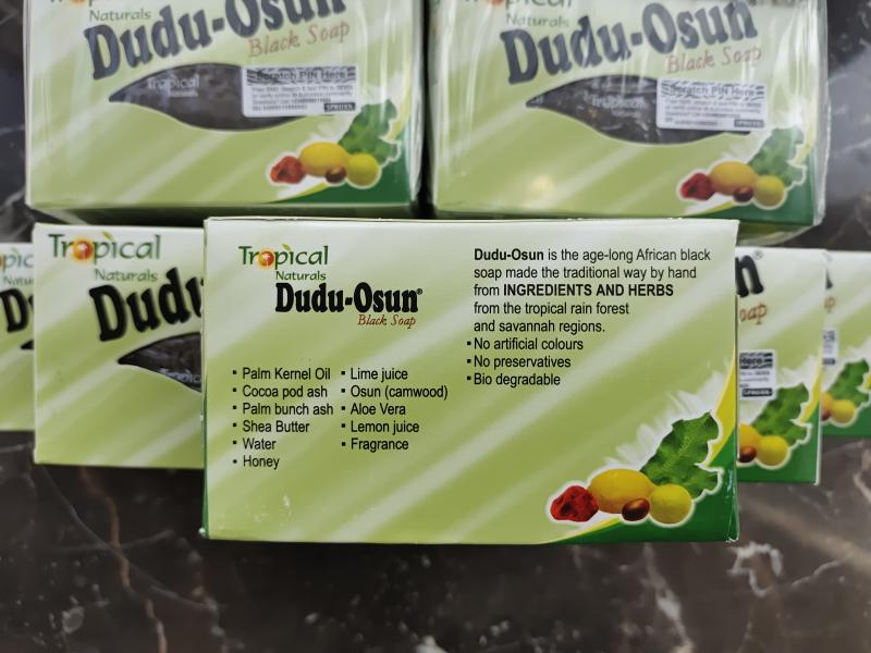 6个包邮Dudu Osun Black Soap非洲纯天然乳木果油手工黑皂黑香皂 - 图2