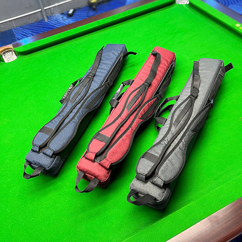 台球杆包九球大头杆包刺绣徽章桌球杆袋软包时尚冲打跳1/2器材套 - 图2