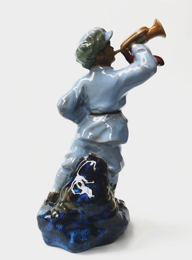 陶瓷桌面人物摆件文革家居装饰